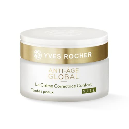 Yves Rocher Vegan Anti Age Global Night Comfort Corrective Cream - All Skin Type