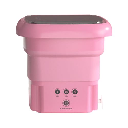 Lavadoras Mini – Lavadoras Portátil Plegable, Compacta | Lavaddoras Pequeña con Pantalla Táctil para Apartamentos, Camping, Autocaravanas, Viajes, Ropa de Bebé, Ropa Interior, Uso Personal