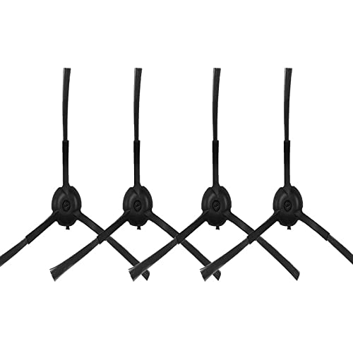 Keepmore Remplacement Nylon Balayage Pinceau Latérale Nettoyage Brosse à Roue Accessoires pour Proscenic M7 Pro Robot Aspirateur (4 Pièce) Cover