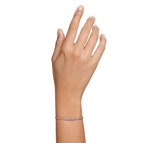 Swarovski Imber Emily Bracelet, Round Pink Crystals on Rose Gold-Tone Finished Band, Part of the Imber Emily Collection - Thumbnail 6