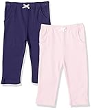 Luvable Friends Baby Cotton Pants, 4 Pack