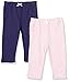 Luvable Friends Baby Cotton Pants, 4 Pack