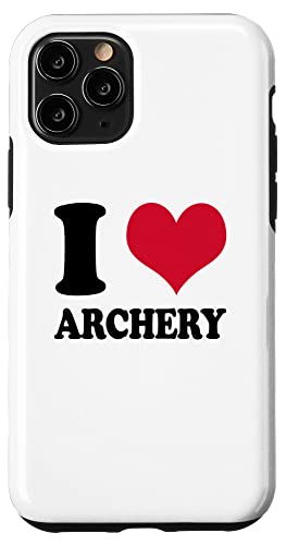 Archer I Love Archery Bow and Arrow �X�}�z�P�[�X iPhone 11 Pro �p