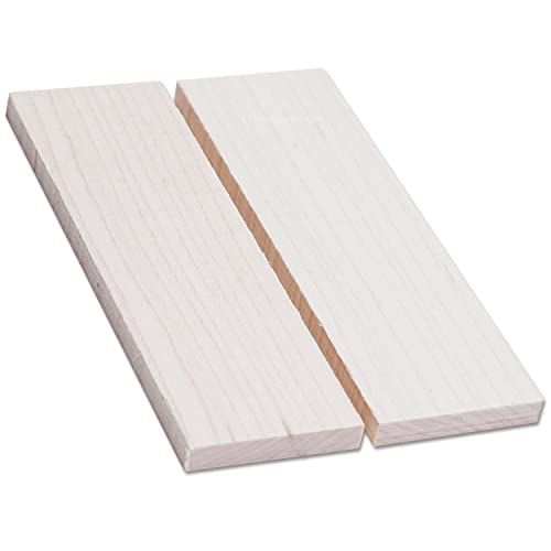 Escalas para mango de cuchillo EZSMITH Curly Maple 5 x 1.5 x 0.25 in miniatura 1
