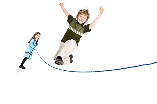 Just Jump It 16' Foot Single Jump Rope - Active Outdoor Youth Fitness - Double Dutch Length - Red