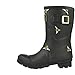 Joules Molly Welly, Botas de Agua para Mujer, Negro (Black Metallic Bees...