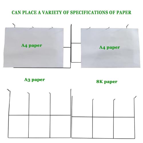 Estante para secar materiales de Arte, soporte para secar Papel de 10 niveles, estante de almacenamiento de materiales de Arte, soporte para dibujo para escuelas, preescolares, hogares y aulas.