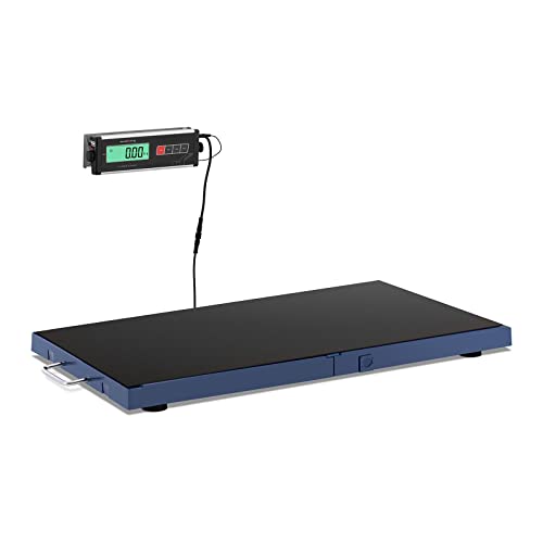 Báscula para animales con estera antideslizante Steinberg Systems de 180 kg y pantalla LCD
