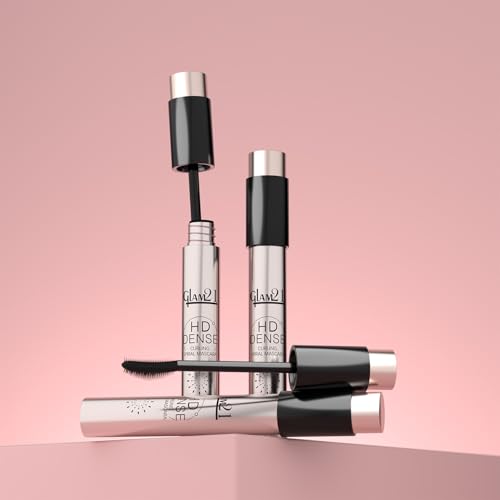 Image of Glam21 HD Dense Mascara, With Petite Brush, Thermal Sensitive Technology, Smudge Proof, Water Proof, Voluminous Eyelashes, 16 Hours Long-wear (Black) | 10ml