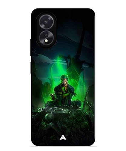 Image of Premium Anime 1 Case for Oppo A38 (Glossy Finish) Soft-Touch Metal TPU Back Cover, Shockproof, Designer, Aesthetic Mobile Phone Case