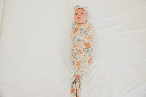 Image of Copper Pearl Swaddle Blankets for Newborns | Soft Stretchy Receiving Blankets for Boys and Girls | Large 46 x 46 Inch Baby Blankets | Lightweight and Breathable Swaddles | Eden