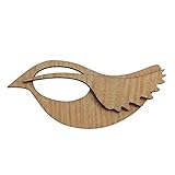 Bonito broche de madera con patrón de animales, broche de madera para hombre, talla única, Madera