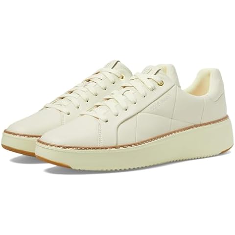 Cole Haan Women's Ivory Quilted Sneaker Cover