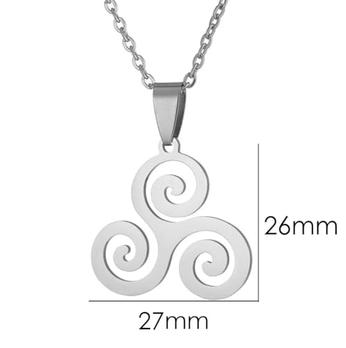 Collier tornade pendentif avec chaîne fine de clavicule - 2