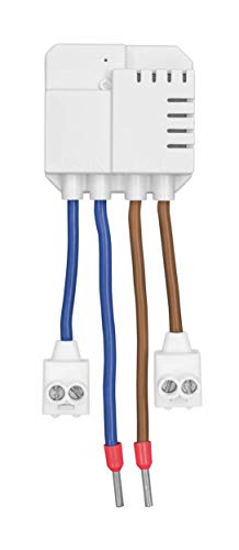 Trust Smart Home 71230 AWS-3500S Mini Interrupteur encastrable permettant la Commande sans Fil d'une Prise Secteur existante (3 500 W), Blanc