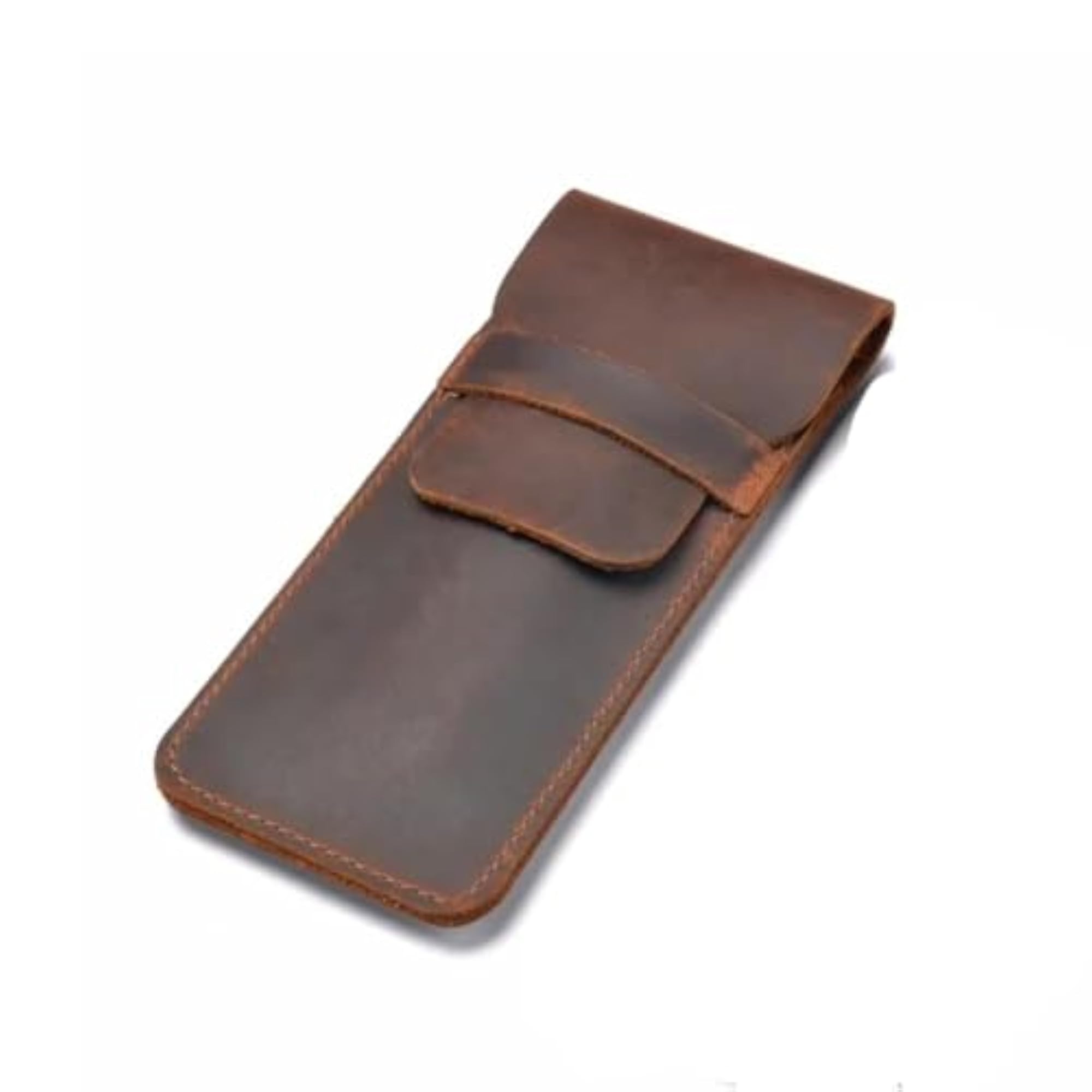 Vintage Leather Pen Case for Fountain and Ballpoint Pens