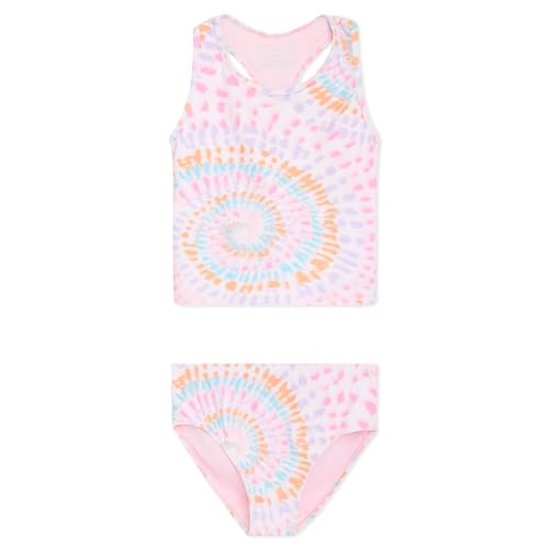 Image of Eddie Bauer Girls' UPF 50+ Swim Bikini Bottom and Racerback Tankini Set