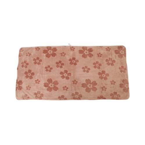 Image of HANKER Ultra Luxury Large /Full Size Plush Bath Towel | Set of 2 | Beige and Peach Super, Very Soft On Skin, Luxurious Fabric, Pure Polyamide, 70x140cm, 500GSM