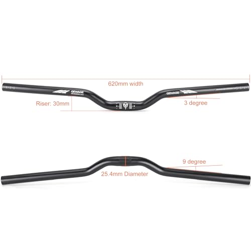 image for GEWAGE 25.4 Bike Handlebar - 30mm, 55mm, 70mm, 90mm,120mm Riser Handle