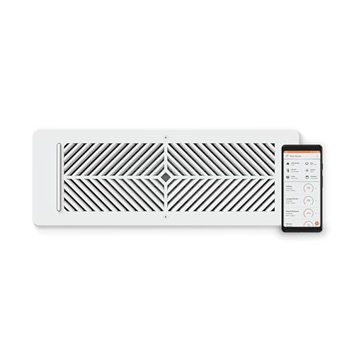 Flair Smart Vent Home Heating and Cooling Smart Vent Alexa Compatible with ecobee/Honeywell Smart Thermostat/Google Assistant - Flare Pack Required (4" x 12")