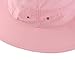 Home Prefer Womens Sun Hat Lightweight Mesh Bucket Hat UPF50+ Wide Brim Sun Protection Caps Pink