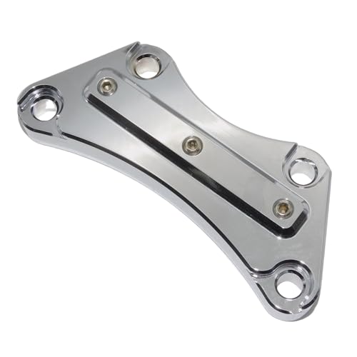 Elevadores manillar motocicleta plateados 1" CNC para Touring Road King FLHX