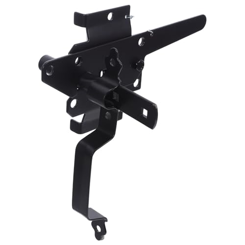 Angoily Pestillo de Puerta para Valla de Carbono Cierre Automático Pestillo Autoblocante Resistente Intemperie para Montaje en Poste para Piscina y Patio Trasero