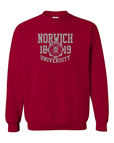 Norwich University Vintage Unisex Crewneck Sweatshirt - Norwich Partridges Apparel