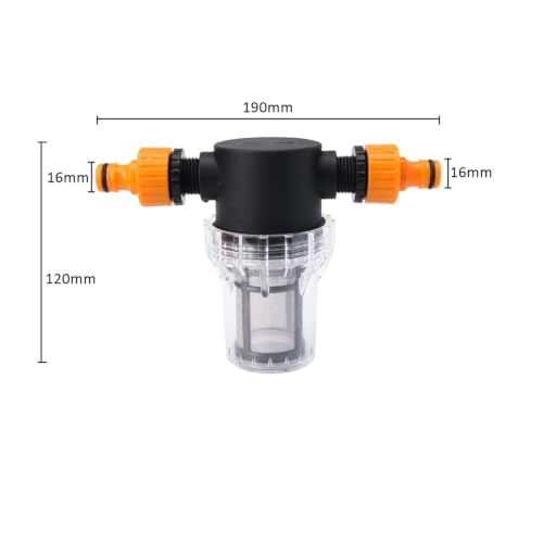 Filtro de manguera de jardín con conector rápido para un riego eficiente y sin impurezas 6