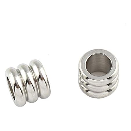 Perle acier pour bracelet Clearance