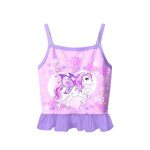 Image of Girls Kids Rash Guard Sets 3 Pieces Tankini Bathing Suit Swimwear Long Sleeves Swimsuit for 3-8 Years