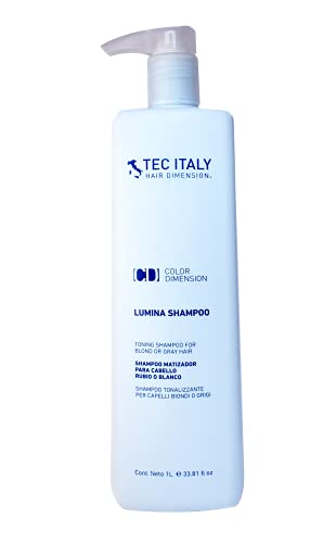 Tec Italy Lumina Shampoo for Blond and Gray Hair 1000ml/33.8oz