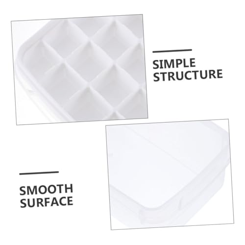 BESPORTBLE 2 sets molde de silicona para cubos de hielo con tapa miniatura 3