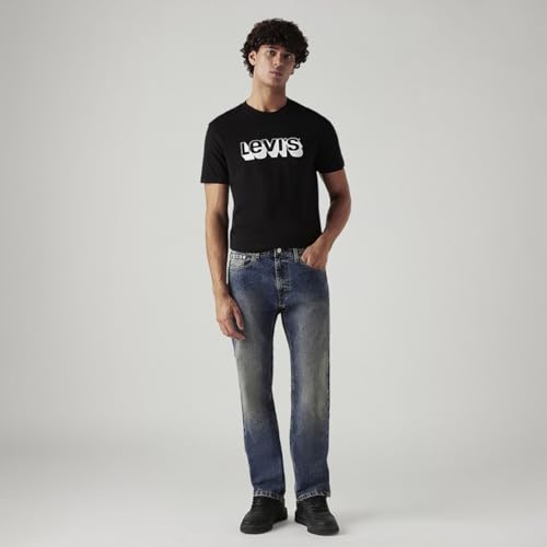 Image of Levi's Men's 505 Straight Fit Mid Rise Jeans