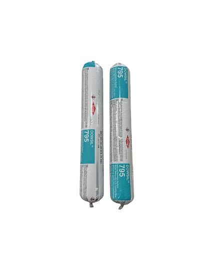 795 Silicone Building Sealant Black 20 oz Sausage (2-Pack)
