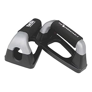 USI UNIVERSAL Push Up Bar Pushup Stand | 850PB Foam Push Up Bars | Moulded Plastic Construction | Lightweight & Portable | Ideal For Upper Body & Core Workout