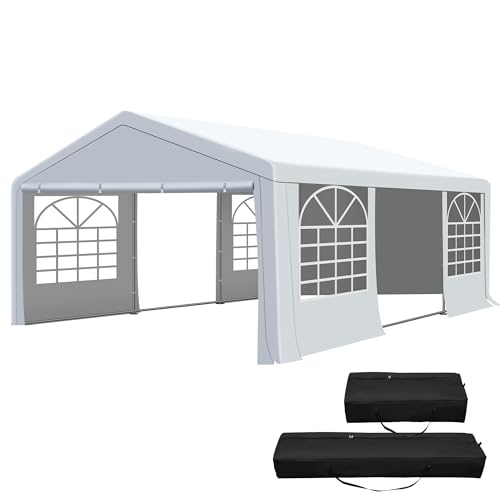 COVERONICS 20'x20' Outdoor Party Tent, Heavy Duty Patio...