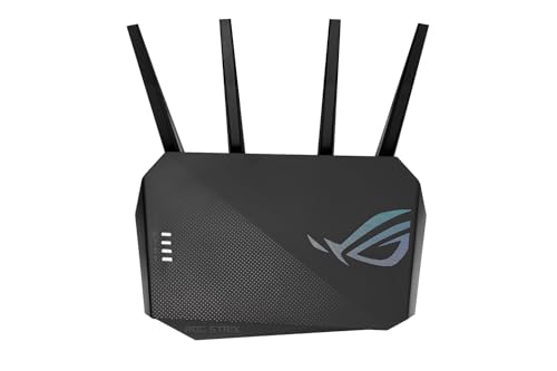 ROG STRIX GS-AX3000 - Router Wi-Fi 6 dual-band per giochi, compatibile con giochi PS5 e mobili, VPN Fusion, Instant Guard, Gear Accelerator, porta di gioco, QoS adattivo e Aura RGB - Router - Immagine 1
