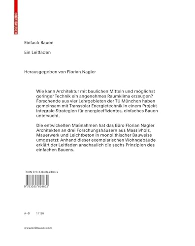 Einfach Bauen guide d architecture et de construction durable de format broché - 2