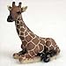 Sitting Giraffe Miniature Resin Figurine