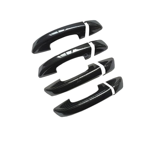 Couvercle de poignée de porte en fibre de carbone pour Golf Mk6 2009-2013