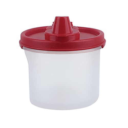 Image of Cutting EDGE 250 ML Smart Slim Oil Dispenser Airtight Red (Set of 1) | BPA free food grade plastic material, recommended for storing oil, vinegar, Water, sauces, juice, kitchen Storage