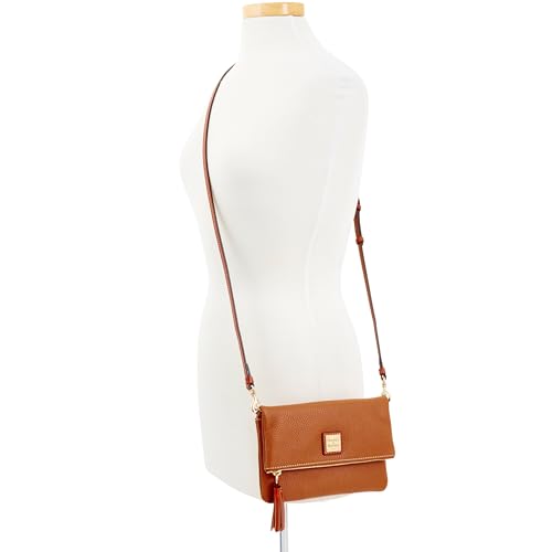 Image of Dooney & Bourke Women's Foldover Zip Crossbody, Small Handbag with Strap