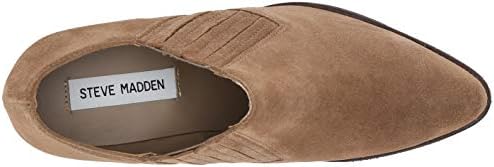 Steve Madden Women's KORRAL Western Boot, taupe suede, 6.5 M US | Image 4