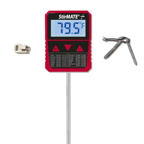 Thermomètre culinaire frites et bonbons à sonde numérique et clip StirMATE