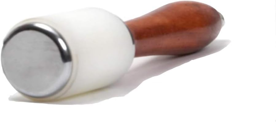 Mazo de cuero de vaca de bricolaje con acabados tradicionales de madera y nylon robusto 3