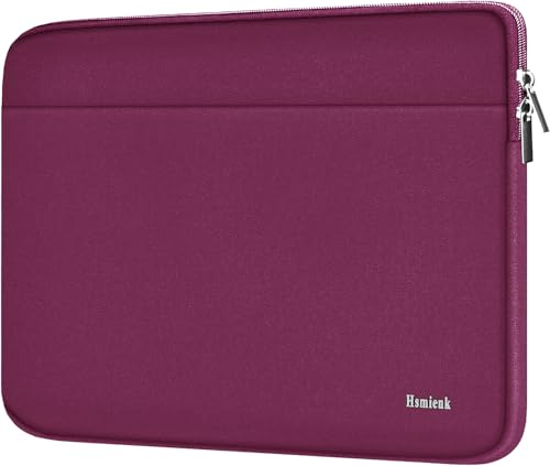 Image of Laptop Case 14 inch, Shockproof Protective Notebook Cover Bag with Accessory Pocket, Carrying Laptop Sleeve Compatible for MacBook HP Lenovo Dell Asus Acer, Rose Red