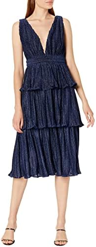 Minuet Dresses for Women Party Evening Cocktail Prom Wedding Guest Party Gown Dresses Tea Lenght Navy
