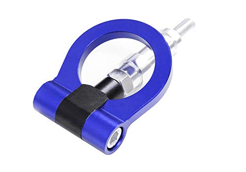 Ijdmtoy Blue Track Racing Style Tow Hook Ring Compatible With 2016-18 Ford Focus Rs Only (Does Not Fit Regular Or St Models), Made Of Lightweight Aluminum #TOP5