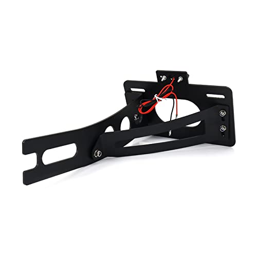 Support de plaque d'immatriculation latéral pour vos sorties en Shadow VT600 - 5